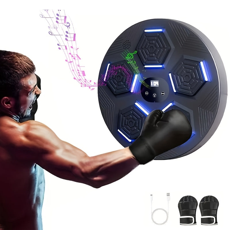 Musical Boxing Machine Wall Mounted – Interactive Boxing Target for Home Training, Punch Exercise Equipment with Music, Stress Relief & Fitness Workout, 3 Models Available