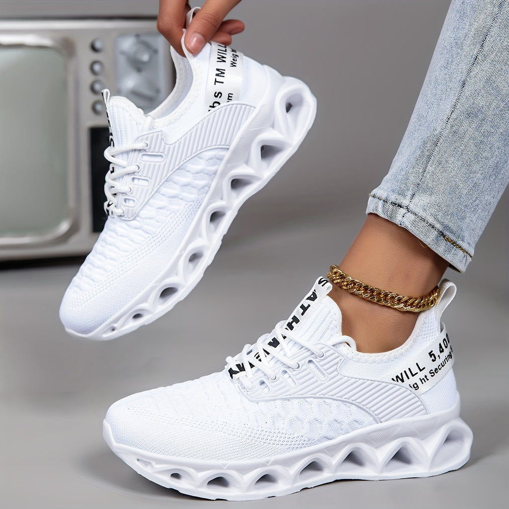 Women's Sneakers Athletic Running Shoes Lightweight Breathable Mesh Tennis Shoes Lace-Up Walking Shoes Casual Workout Shoes for Women Multiple Colors US 6-17.5