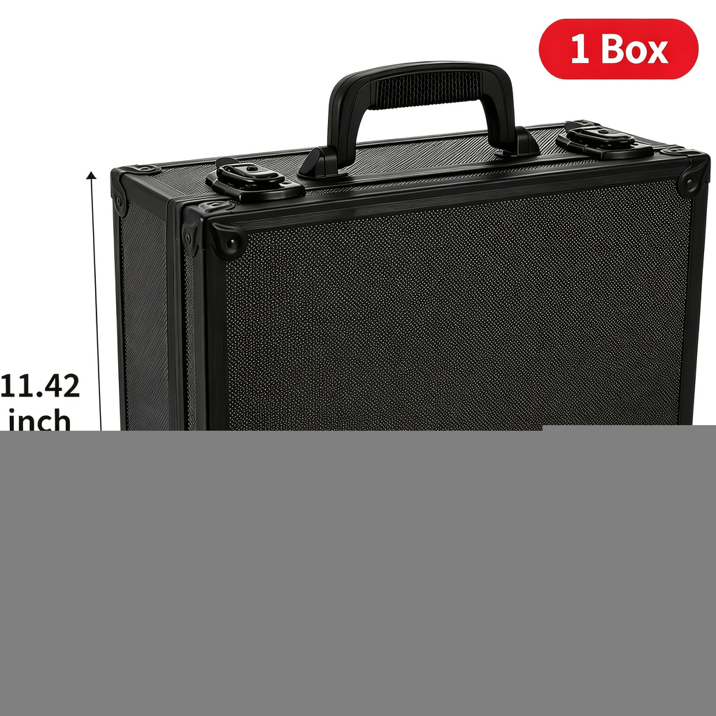 Trading Card Toploader Storage Box – Holds 600+ Cards Fits 3x4 35PT Rigid Card Holders with 18 Dividers & 6 Foam Stoppers for Sports Cards TCG Pokemon Baseball Football Basketball