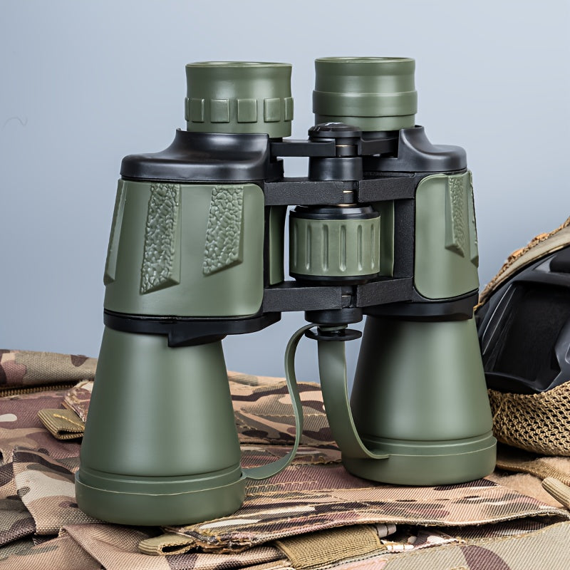High-Powered Binoculars for Adults with Phone Adapter Bird Watching Travel Hiking Concerts Includes Carry Case and Strap Compact Lightweight Optics Black Green Mud
