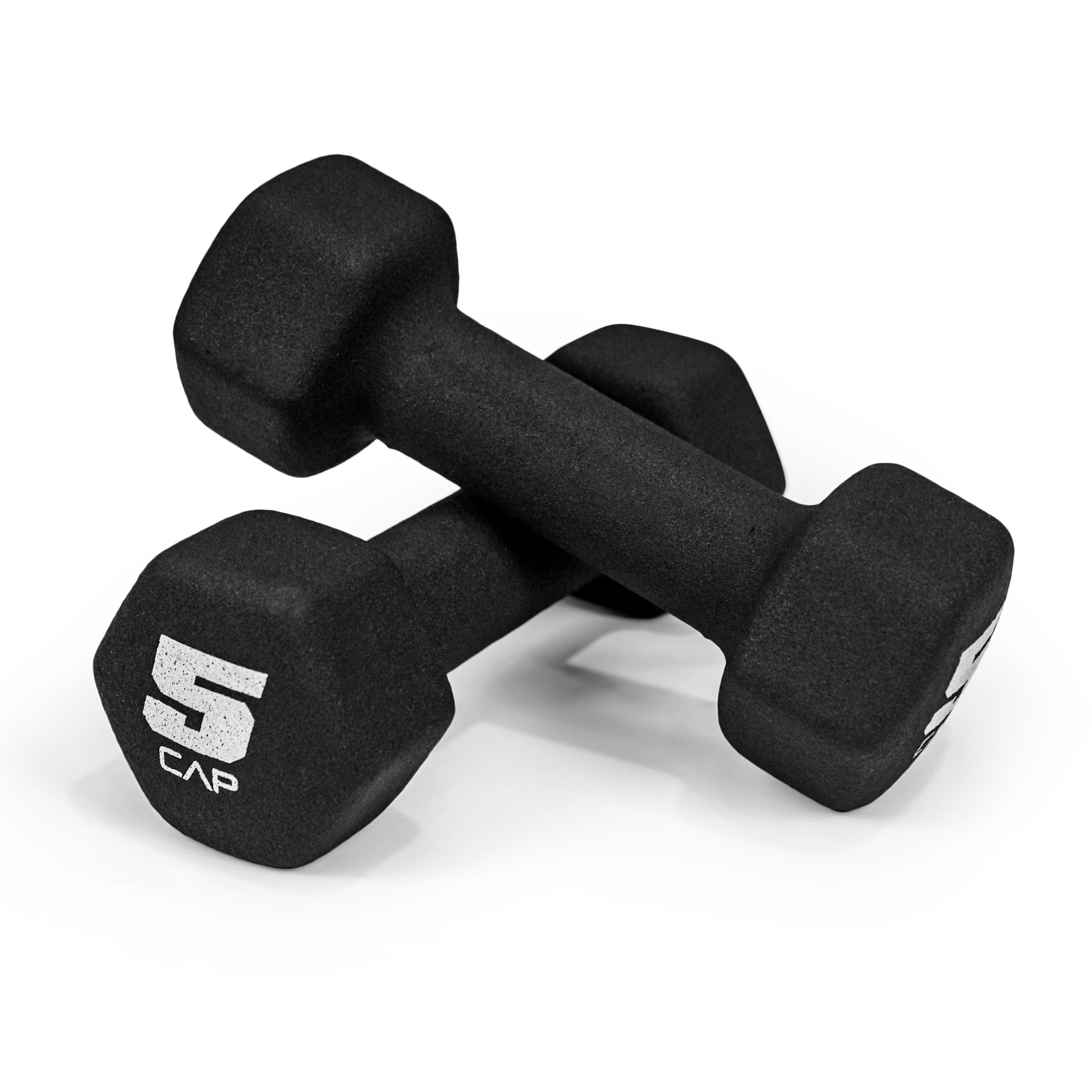 Neoprene Hex Dumbbells Pair Color-Coded Cast Iron Non-Slip Hand Weights for Women Men Strength Training Home Gym Workout 2LB 5LB 8LB 12LB 15LB Anti-Roll