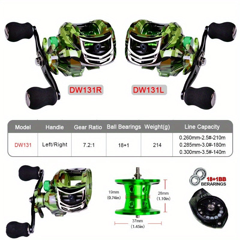 Fishing Reel Bait Combo Set High-Speed Spinning Reel with Soft Lures Ambidextrous Saltwater Freshwater Bass Trout Carp Beginner to Pro Fishing Gift