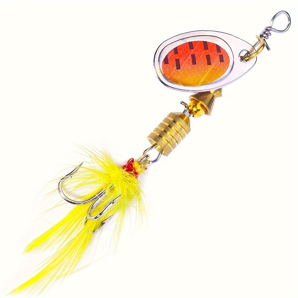 16PCS Metal Spoon Fishing Lures Set – Spinner Bait Artificial Lures for Pike, Bass & Trout Fishing with Tackle Storage Kit