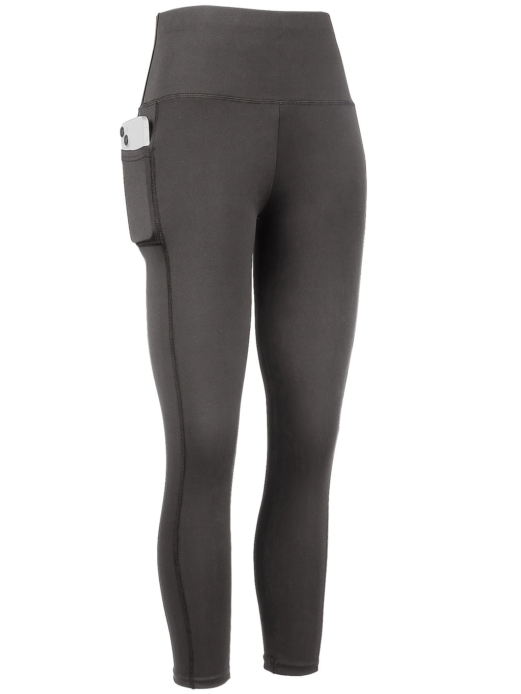 High Waisted Yoga Pants for Women with Pockets High Stretch Solid Color Athletic Leggings for Running Gym Workout Training XS-XXL