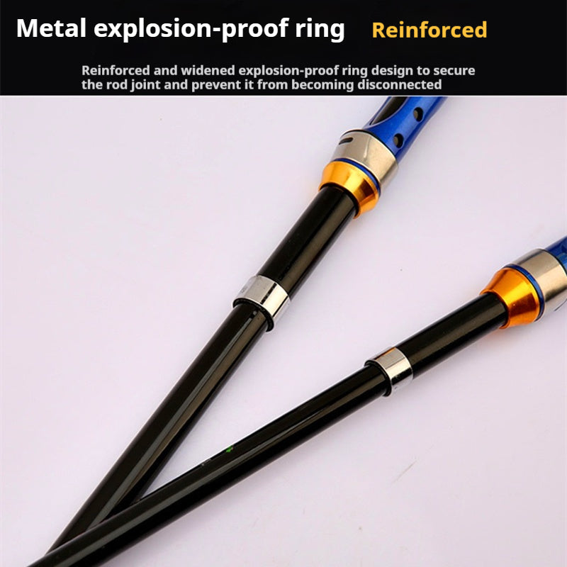 Telescopic Pen Fishing Rod Reel Combo Collapsible Pocket Mini Spinning Pole 39-90 Inch Portable Travel Camping Hiking Bass Trout Freshwater Saltwater Beginners Kids