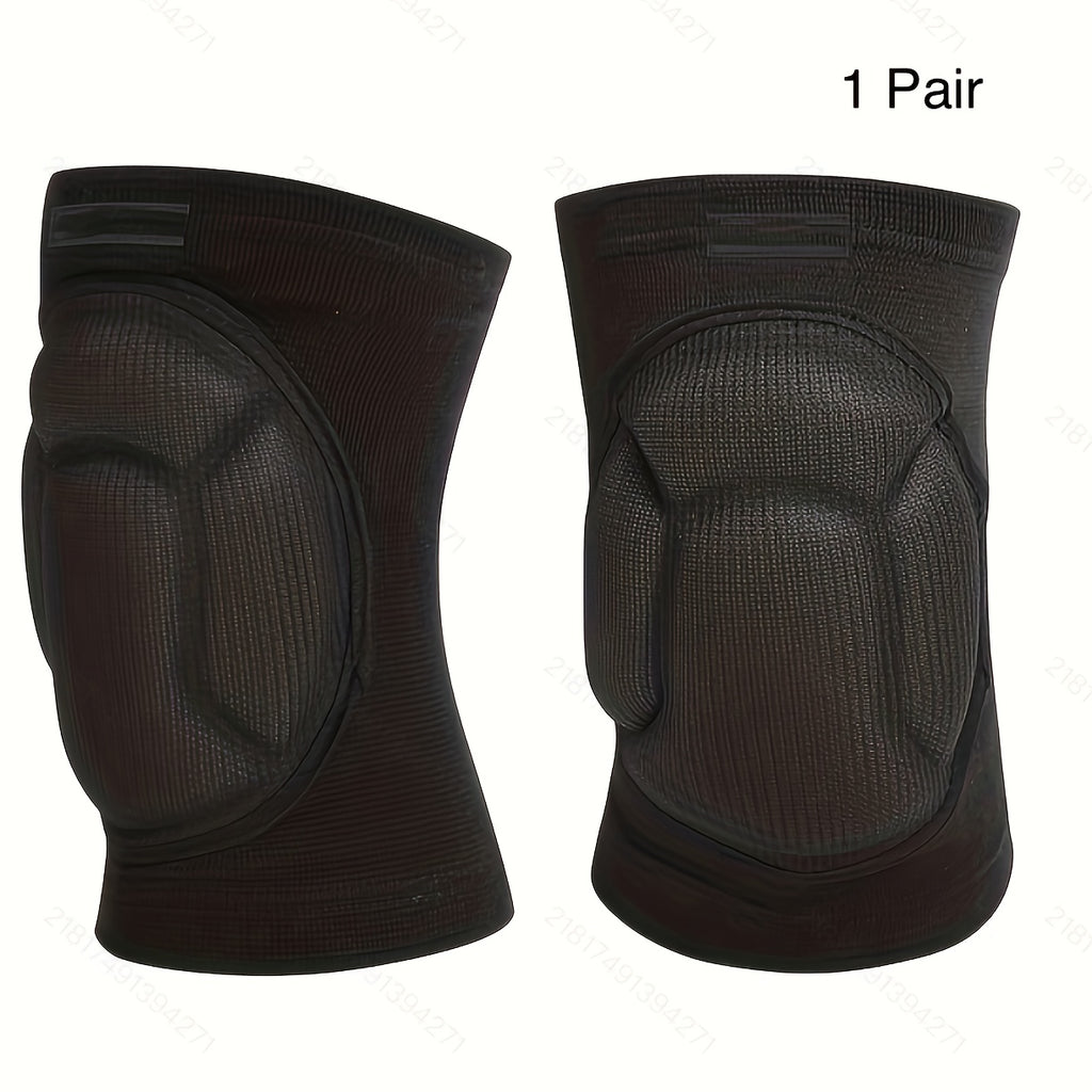 Knee Pads for Adults – Thick Sponge Anti-Slip Knee Sleeves with EVA Foam Padding for Work, Gardening, Flooring, Sports & Outdoor Activities, S/M & Large