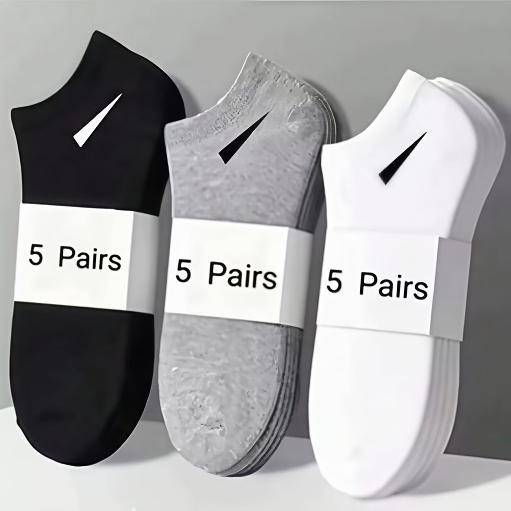Low Cut Ankle Socks 15 Pairs for Men & Women – Odor Resistant Breathable No-Show Socks for Sports, Running, Gym & Everyday Wear, All-Season Comfort Knit Socks
