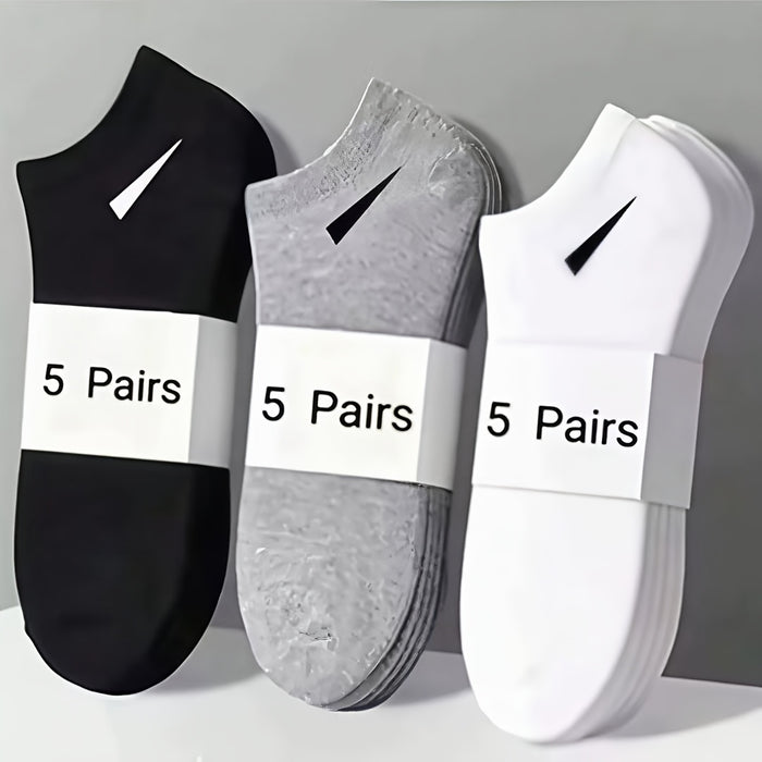 Low Cut Ankle Socks 15 Pairs for Men & Women – Odor Resistant Breathable No-Show Socks for Sports, Running, Gym & Everyday Wear, All-Season Comfort Knit Socks