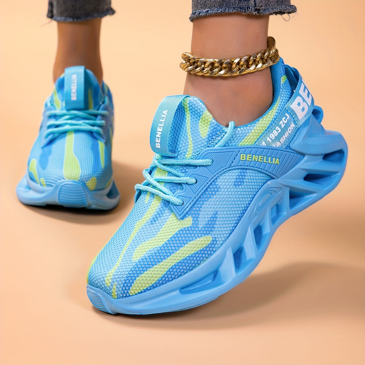 Women's Running Shoes Lightweight Breathable - Mesh Hollow Sole Non-Slip Foam Cushion Gym Workout Sneakers for Women, Walking Tennis Casual Athletic Shoes US 6-12.5, 8 Colors