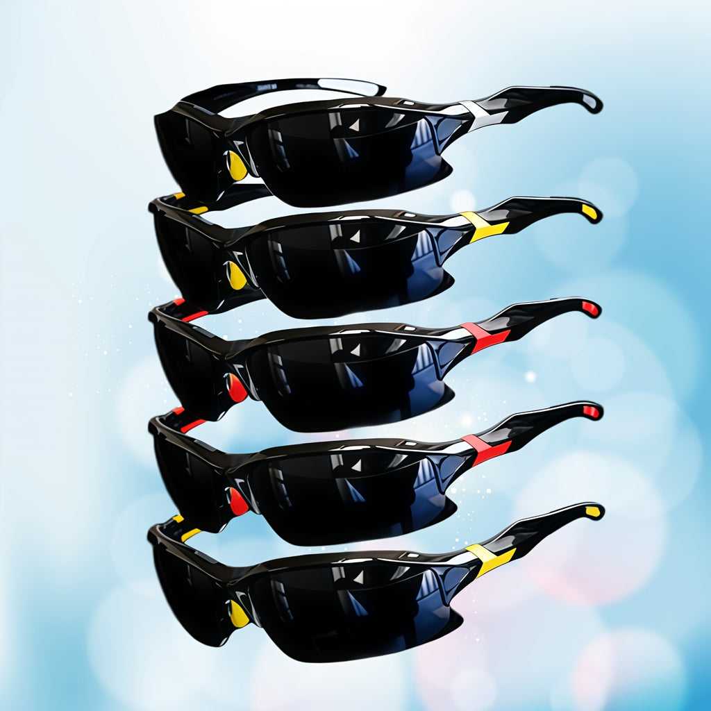 Sport Polarized Sunglasses 3 Pack for Men Women – UV400 Anti-Glare Lenses for Cycling Running Fishing Driving Golf Hiking, Lightweight Unisex Outdoor Eyewear Set