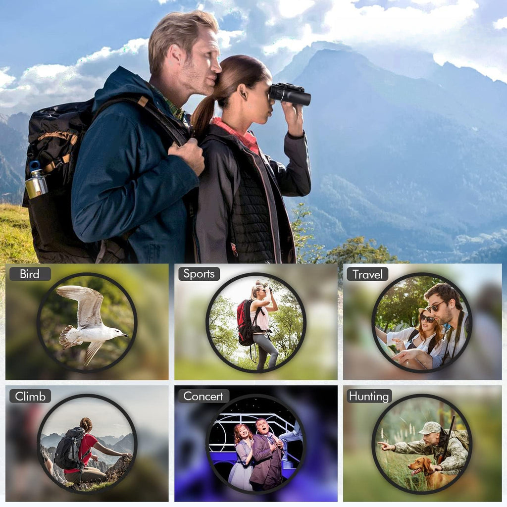 8x21 Mini Pocket Binoculars Compact Lightweight with Fully Coated Lens – Folding Binoculars for Hiking Bird Watching Travel Concert Theater Opera & Outdoor Adventures