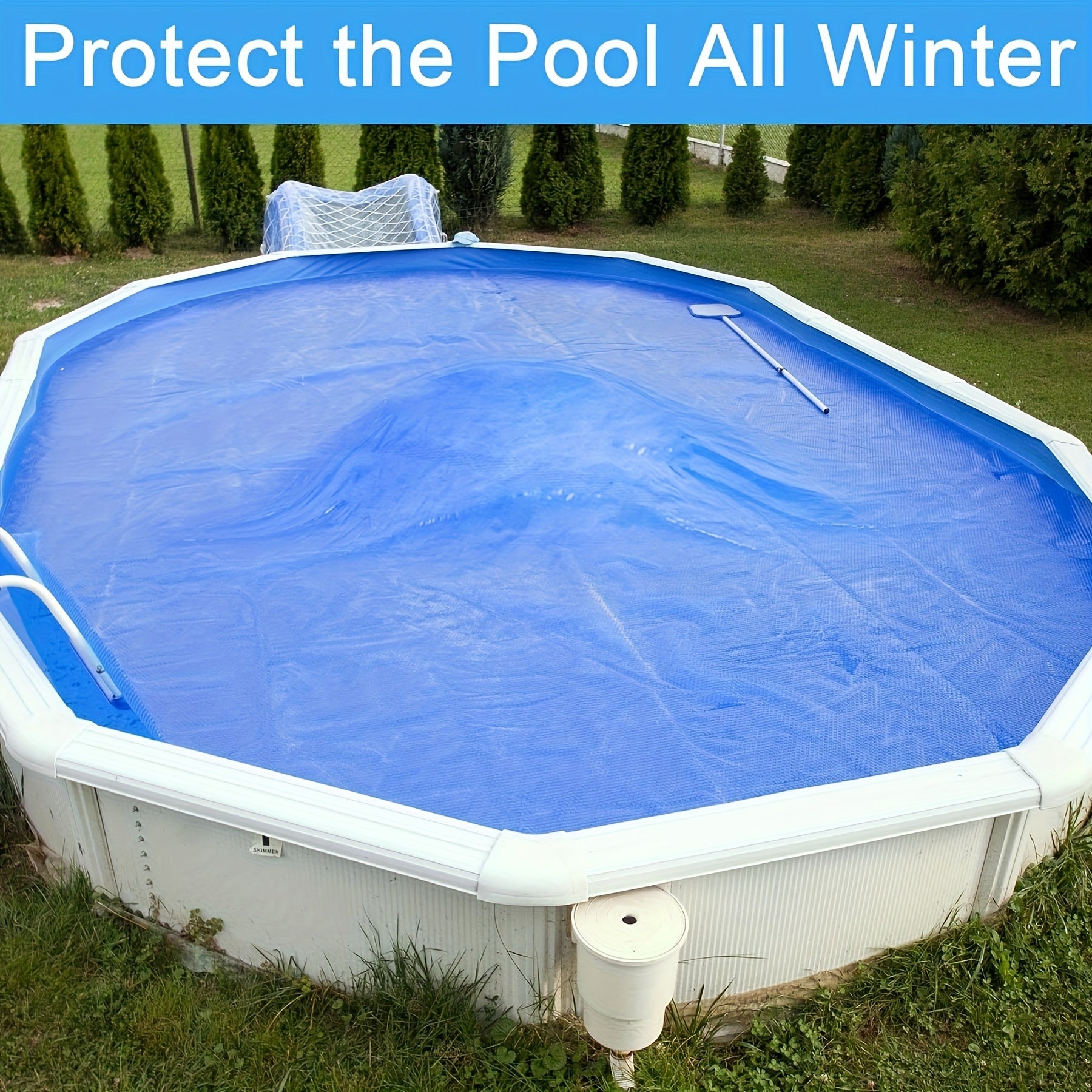 Pool Pillow for Above Ground Pool Winter Closing – 4ft Round 0.4mm Thick PVC Air Pillow Winterizing Kit, Supports Pool Cover, 1-4 Pack Options
