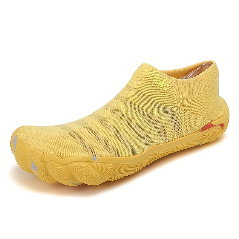Women's Lightweight Water Shoes Breathable Outdoor Hiking Beach River Wading - TPR Sole Ergonomic Design All Season Footwear - White Black Yellow Red US 5 to 13