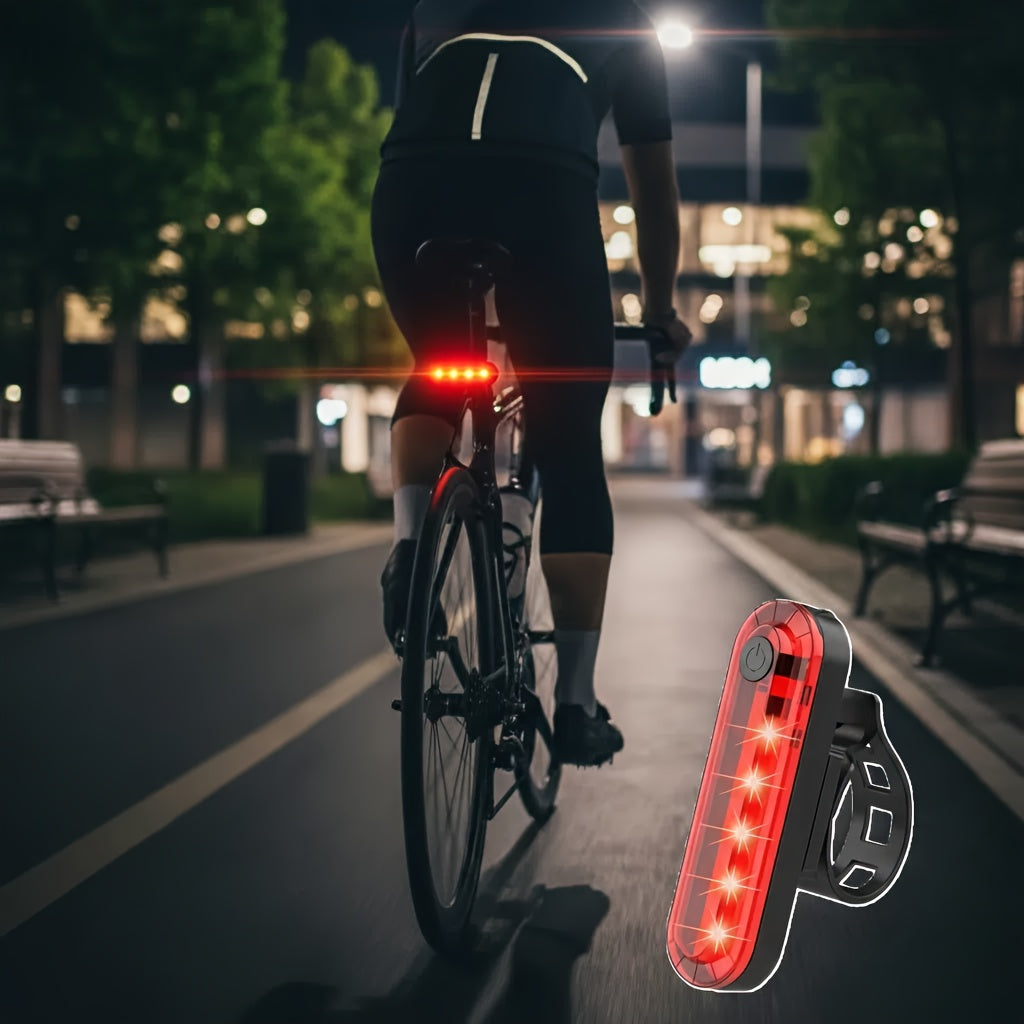 Bicycle Light Set USB Rechargeable – LED Headlight 6 Modes 180° + Taillight + Bell for Night Road Mountain Cycling Safety