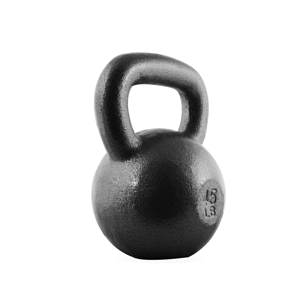 Cast Iron Kettlebell 10 25 35 50 70 LB Hammerstone Painted Flat Bottom Wide Handle – Home Gym Strength Training CrossFit HIIT Full Body Workout Weight