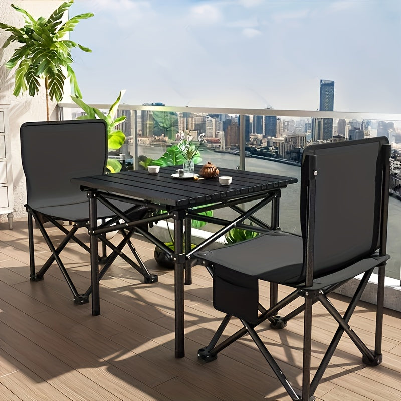 Portable Folding Camping Table with Storage Bag - Lightweight Large Outdoor Picnic Table for Camping, BBQ, Garden, Beach & Backyard, Foldable Camp Table for Family