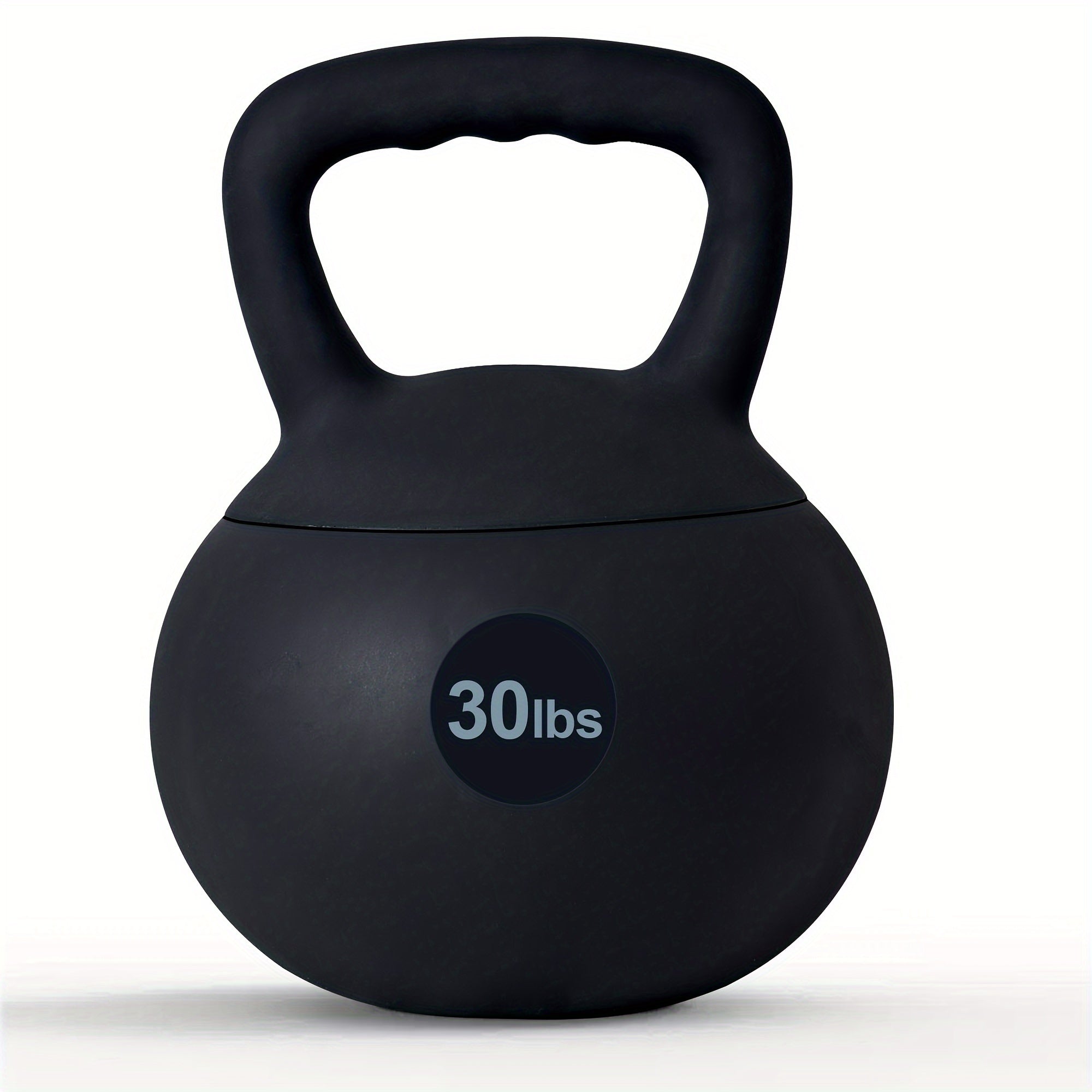 Soft PVC Kettlebell with Wide Non-Slip Handle – Iron Sand Filled Strength Training Weights 10-30 lbs for Women & Home Gym, Swings, Squats, HIIT & CrossFit