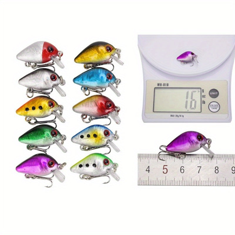 Fishing Lure Set Realistic Swimbaits Spinnerbaits & Minnow Baits for Freshwater & Saltwater – Premium Hard Lures Rotorbaits Mini Fish Baits with Tackle Box – Complete Fishing Bait Kit Angler Gift