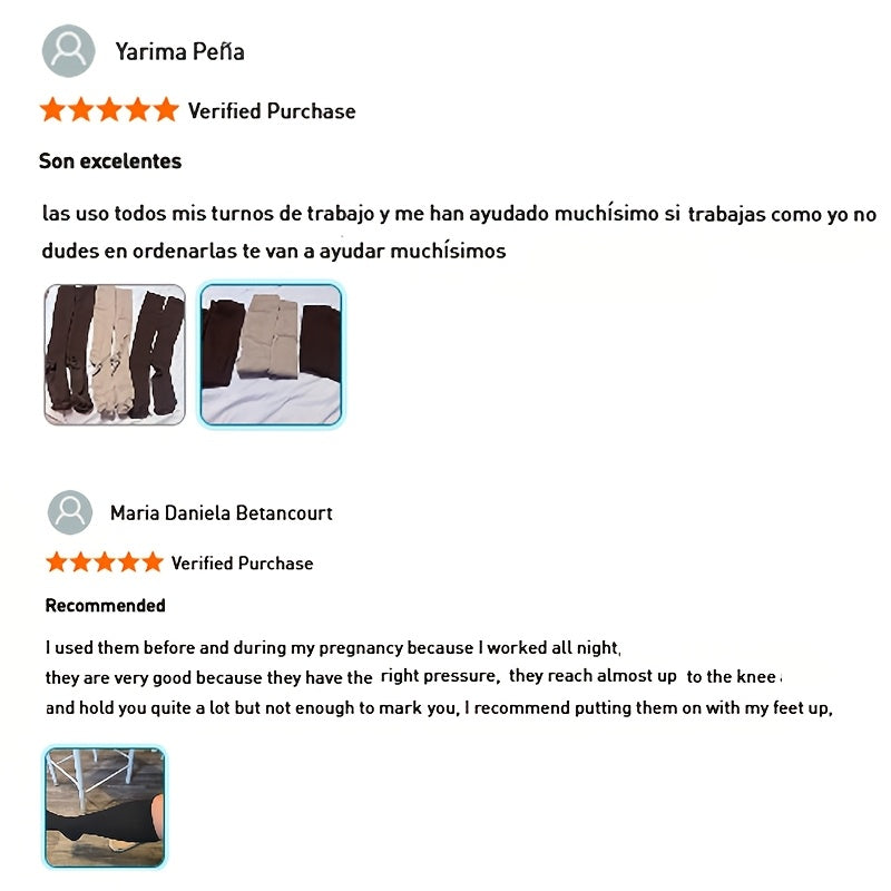 Compression Socks 8-Pair Set Knee High – Breathable Graduated Support for Nurses, Running, Hiking, Travel & Pregnancy | Unisex Men & Women | Black & Beige | S–XXL