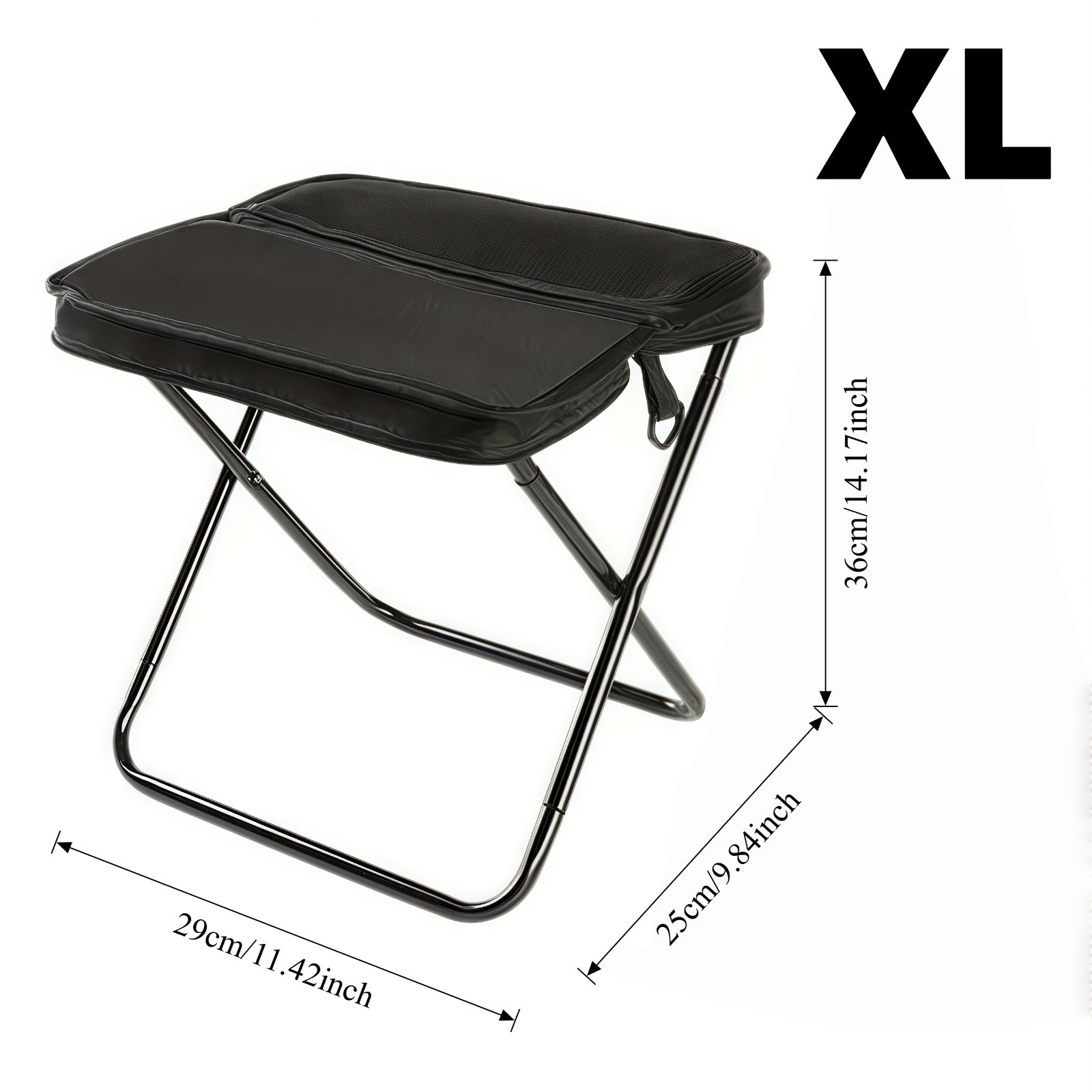 Portable Folding Camping Chair with Backpack Straps – Lightweight Alloy Frame, Mesh Storage Bag, Compact Foldable Seat for Camping Fishing Picnic Hiking