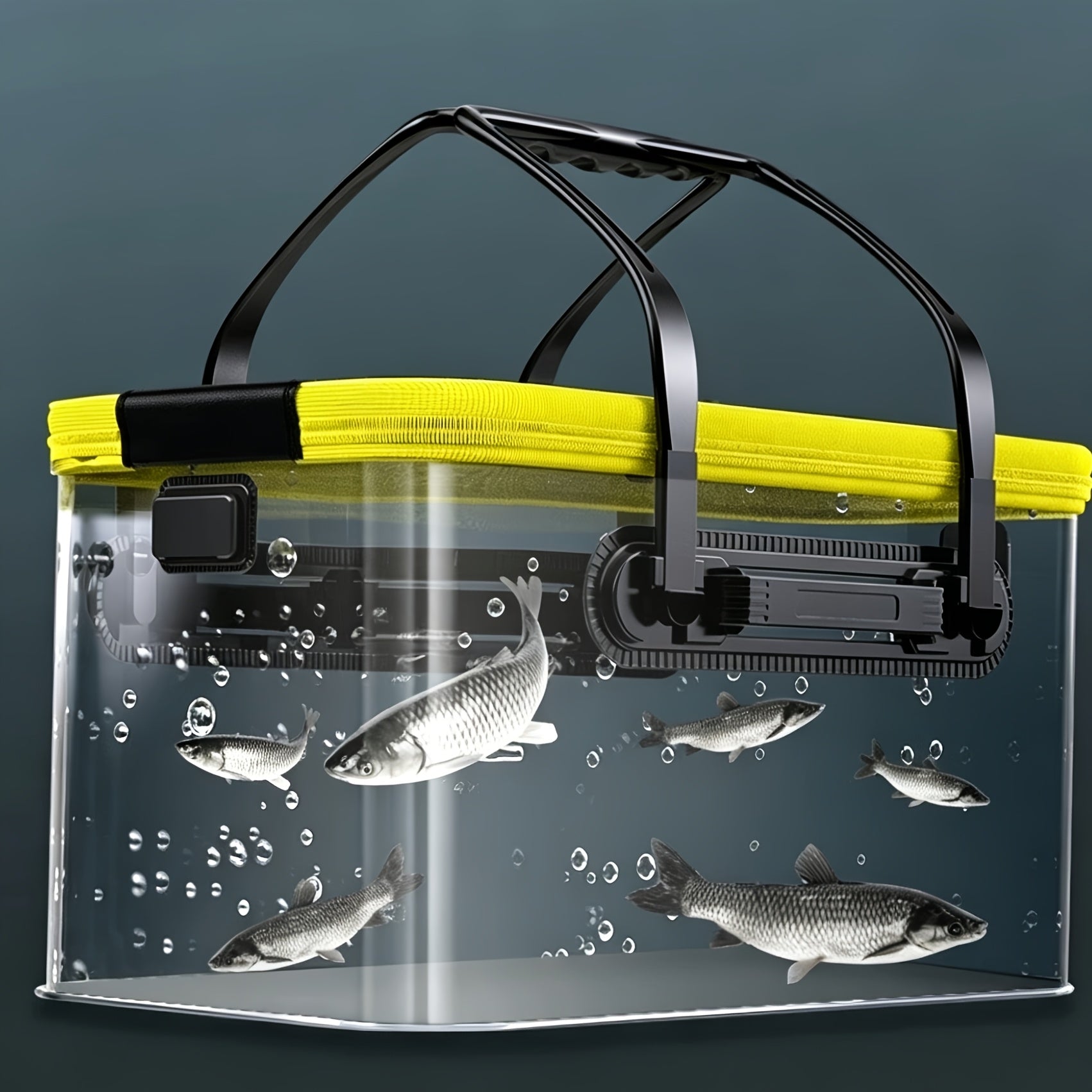 Collapsible Fish Bucket for Fishing – EVA Live Fish Holder, Foldable Bait Bucket & Fish Safety Bag for Outdoor Camping, Multiple Sizes & Colors
