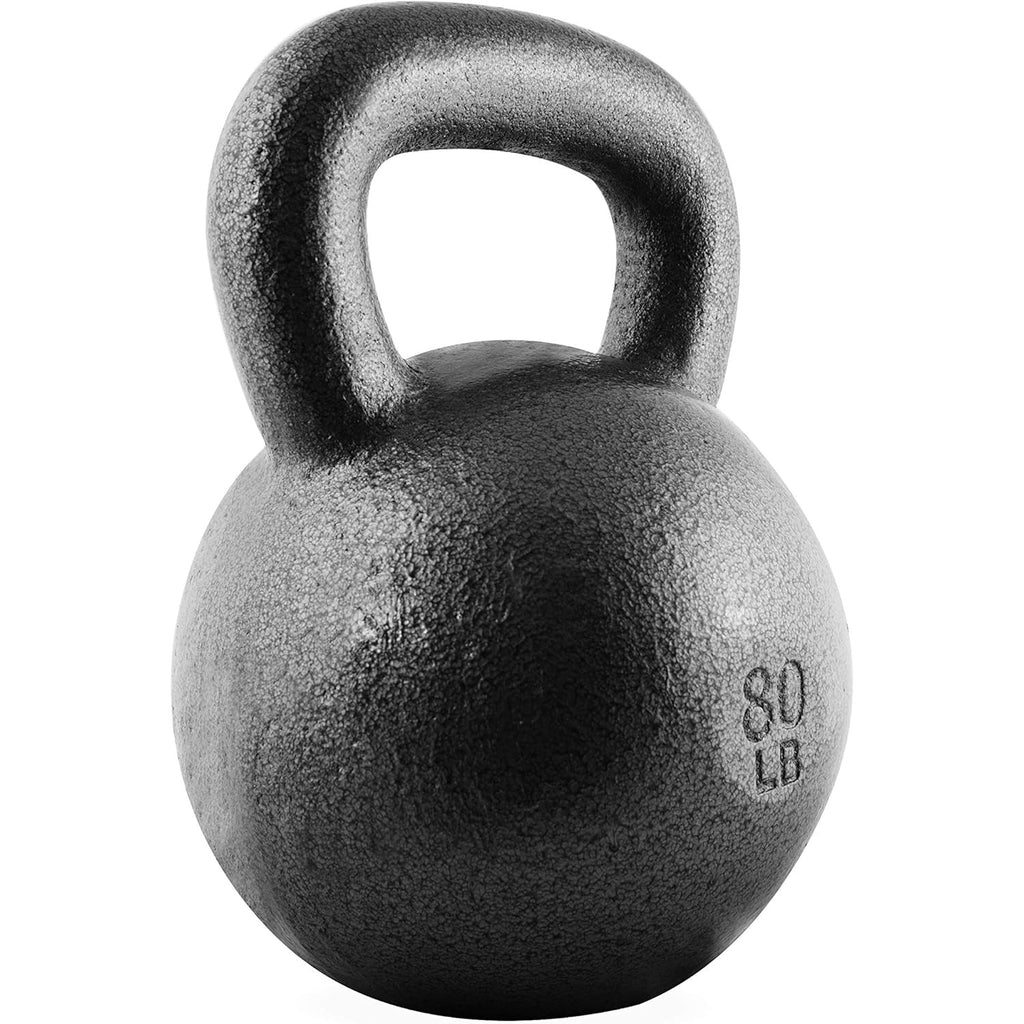 Cast Iron Kettlebell 10 25 35 50 70 LB Hammerstone Painted Flat Bottom Wide Handle – Home Gym Strength Training CrossFit HIIT Full Body Workout Weight