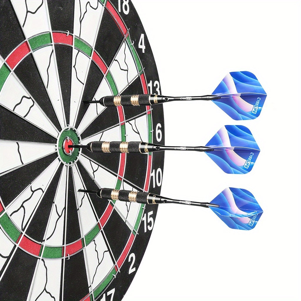 Steel Tip Darts 32g Professional Competition Set Pure Copper Barrel Aluminum Rod Hard Steel Needle Precision Dart for League Tournament Home Bristle Board Play