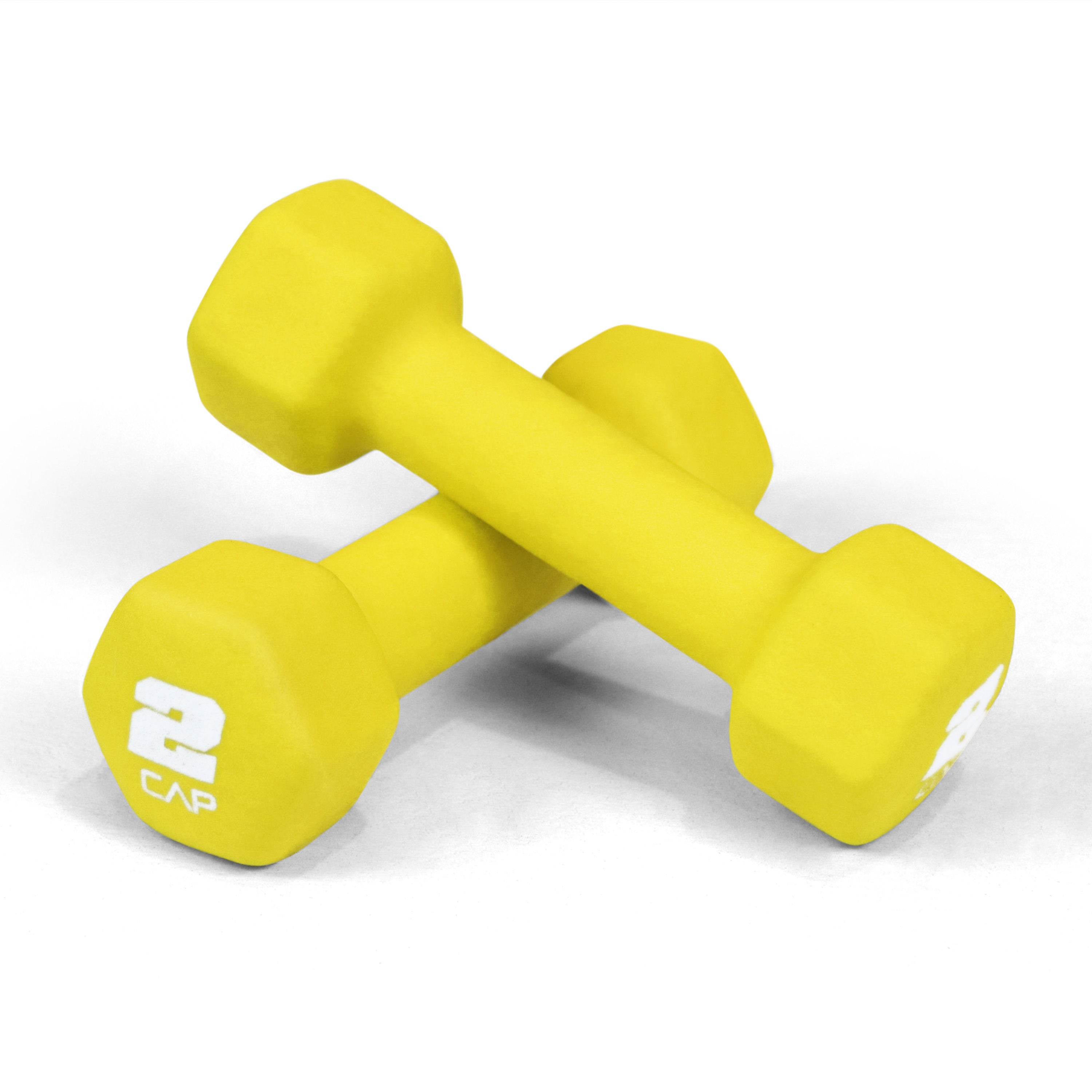 Neoprene Hex Dumbbells Pair Color-Coded Cast Iron Non-Slip Hand Weights for Women Men Strength Training Home Gym Workout 2LB 5LB 8LB 12LB 15LB Anti-Roll