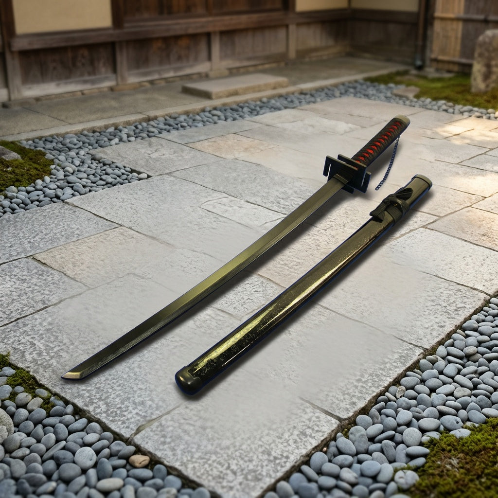 Bamboo Katana Sword 40 Inch Full Size Unsharpened Wooden Samurai Blade – Anime Cosplay Ninja Prop Practice Training Japanese Sabre Gift Kids Adults