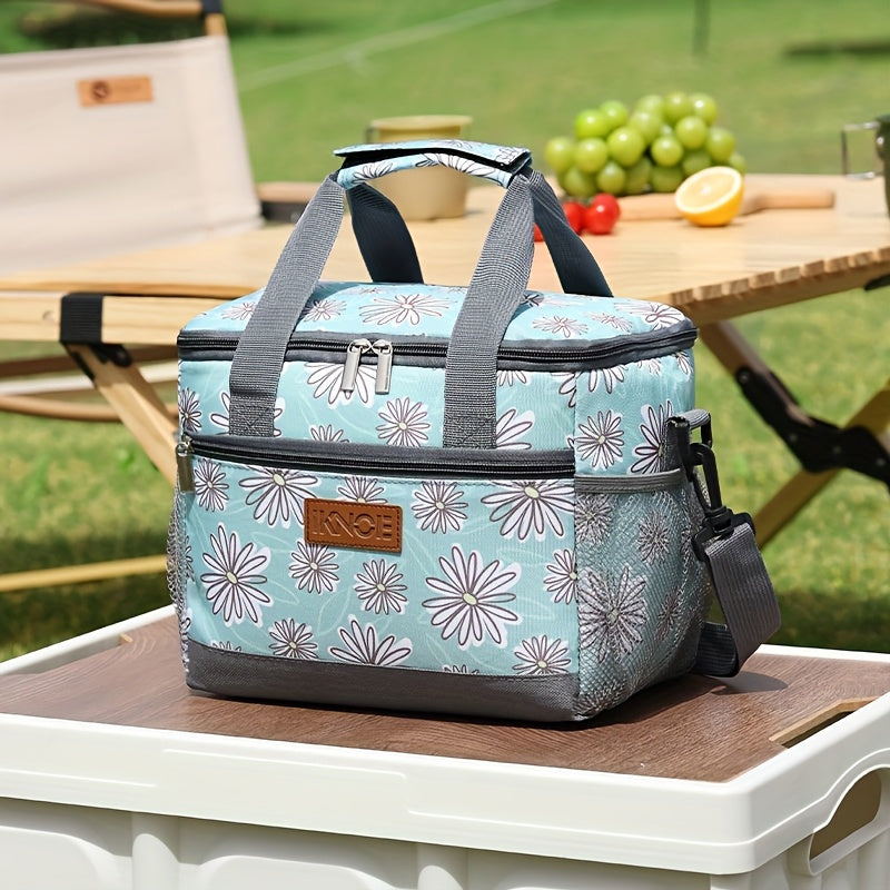 Foldable Insulated Lunch Bag Leakproof Thermal Tote with Aluminum Foil Lining – Keeps Food Cold 6+ Hours for Women Men Kids Work School Picnic