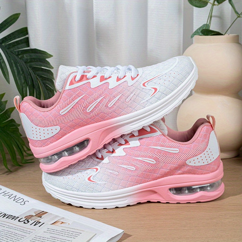 Women's Running & Walking Shoes – Lightweight Mesh Air Cushion Sneakers, Non-Slip Breathable Tennis Shoes with Arch Support, US 5.5-11, 8 Colors
