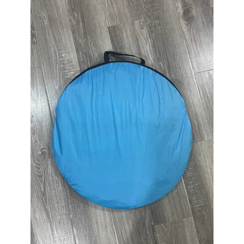 Pop-Up Beach Tent with UV Sun Protection – Portable Quick Setup Sun Shade Shelter for Beach Camping Hiking Travel Family Outings Optional Beach Mat Bundle Blue Pink