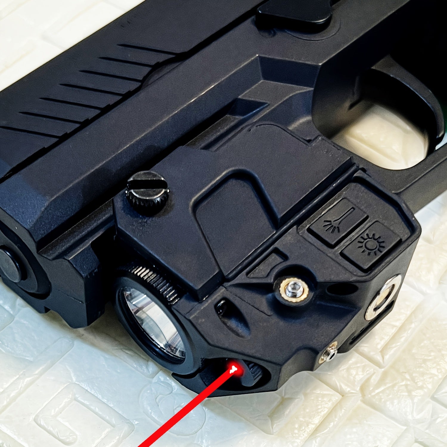 Tactical Green Laser Sight with LED Flashlight Combo USB Rechargeable Ambidextrous for 20mm Picatinny Rail Air Pistol Handgun Shotgun Rifle