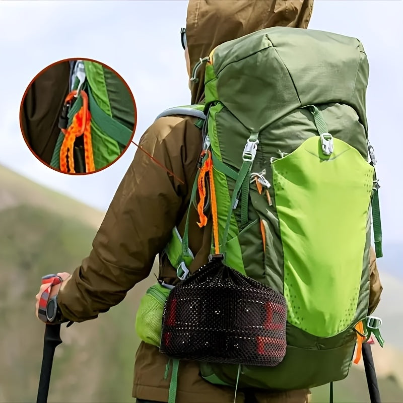 Camping Cookware Set Aluminum Alloy Folding Portable Cooking Kit for 2-3 People with Kettle Stackable Foldable Pots Pans for Outdoor Camping Hiking Backpacking Picnic