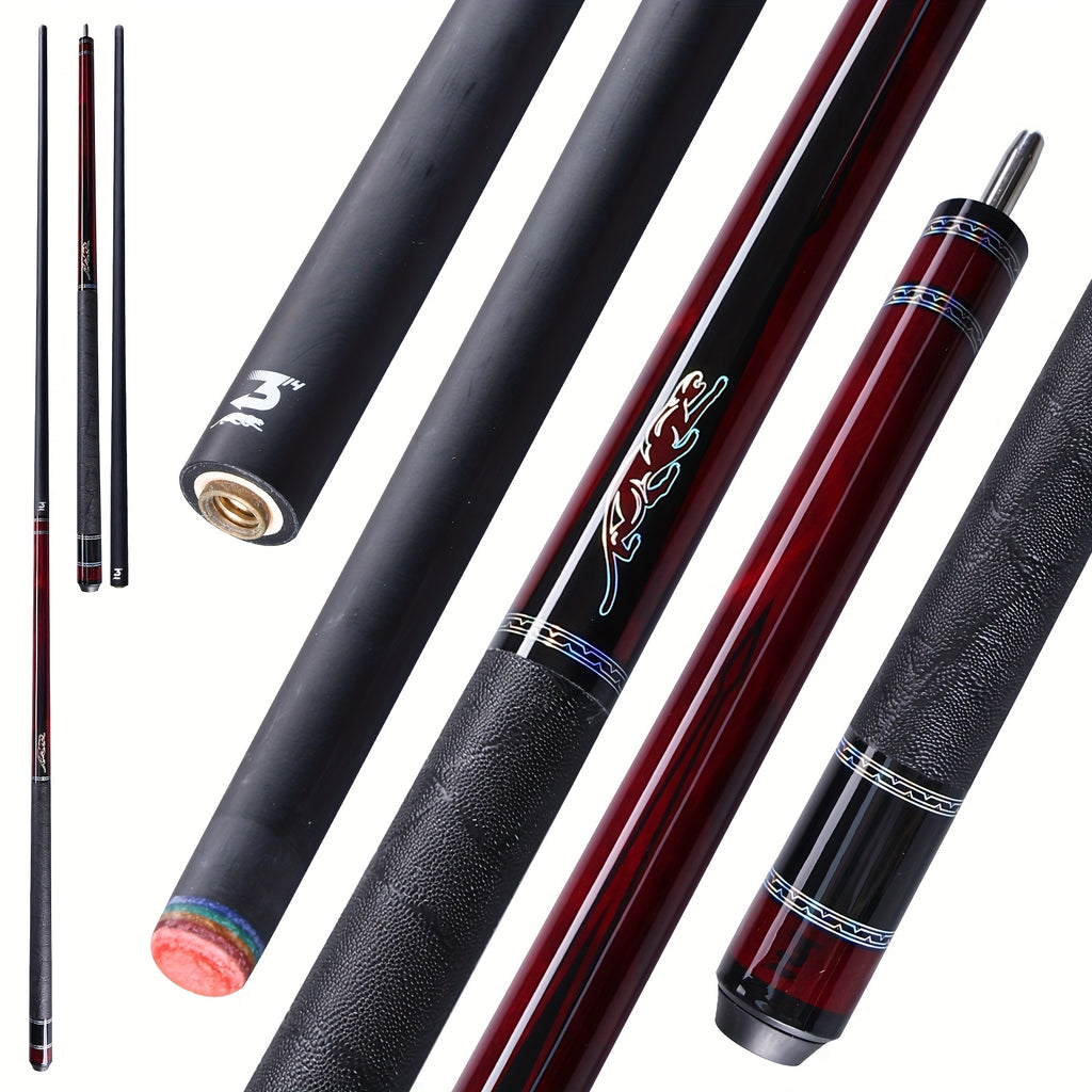 Carbon Fiber Pool Cue 58 Inch Professional Billiard Cue Stick Low Deflection 12.5mm Tip 3/8x8 Pin Joint Leather Grip – PREDAIDR SP Series Billiards Cue for Pool Players