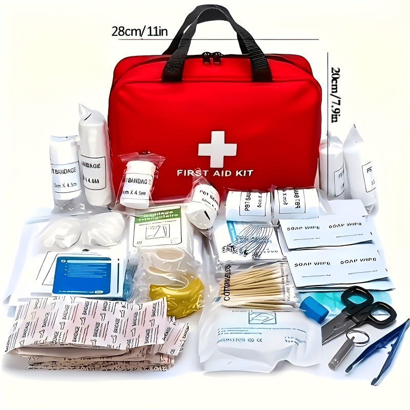 22-Piece Outdoor First Aid Kit – Emergency Medical Pack for Hiking Camping Hunting Travel Backpacking, Essential Survival Gear