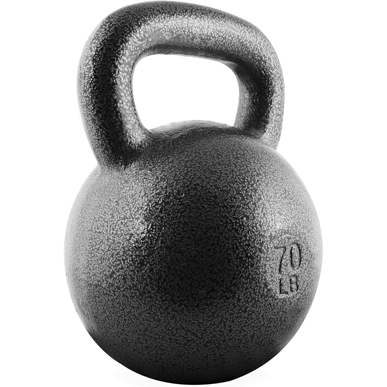 Cast Iron Kettlebell 10 25 35 50 70 LB Hammerstone Painted Flat Bottom Wide Handle – Home Gym Strength Training CrossFit HIIT Full Body Workout Weight