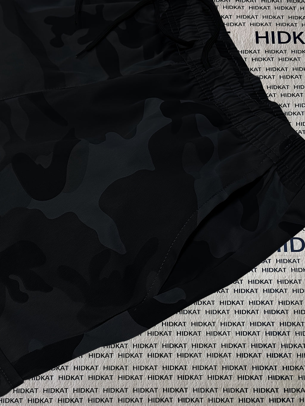 Women's Camo Cargo Pants Lightweight Breathable Hiking Camping Outdoor Long Pants Elastic Waistband Camouflage Trousers Summer Travel Casual Wear XS-XXL