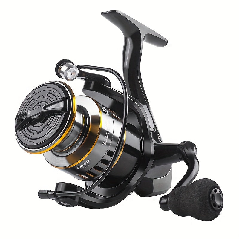 Spinning Fishing Reel Metal Body 5.2:1 Gear Ratio 22LB Drag Left Right Hand – Freshwater Saltwater Reel HE500 to HE7000
