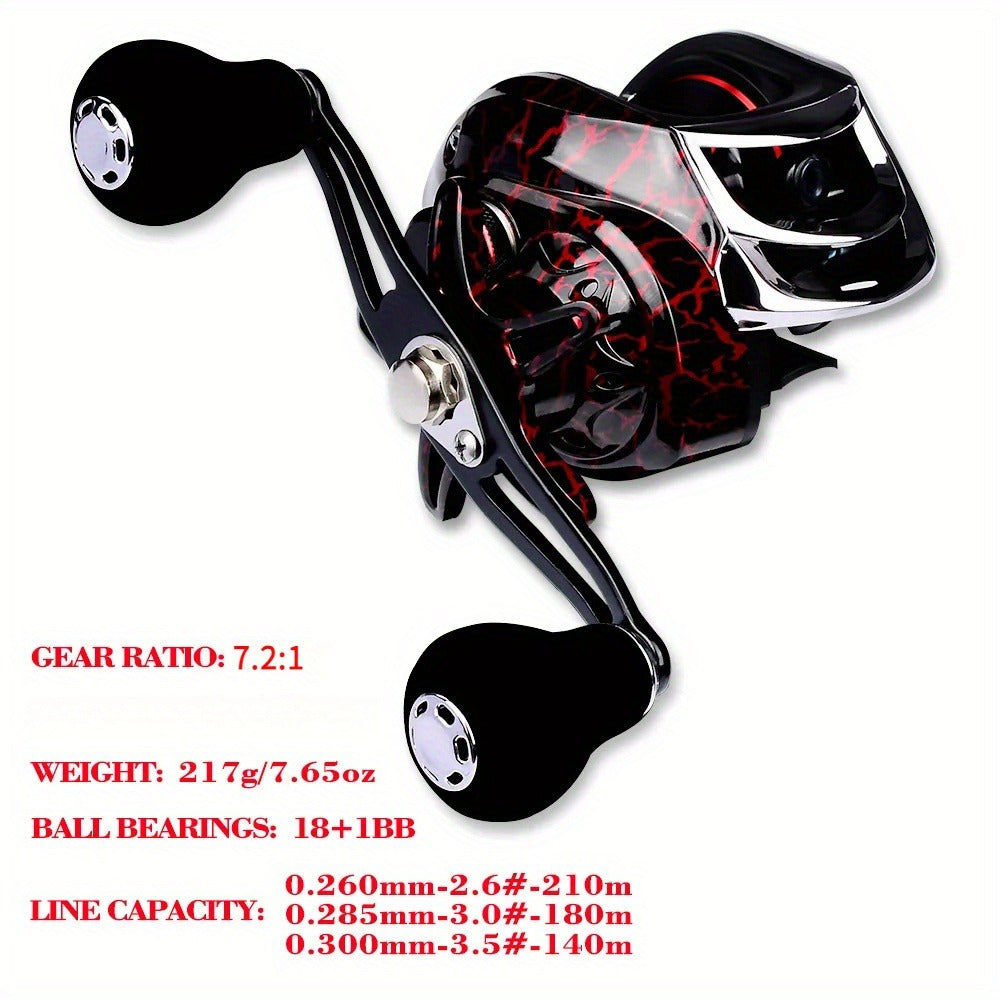 Metal Fishing Reel High-Speed Gear Ambidextrous Spinning Reel for Carp Bass Saltwater Freshwater Left Right Hand Standard Enhanced Models