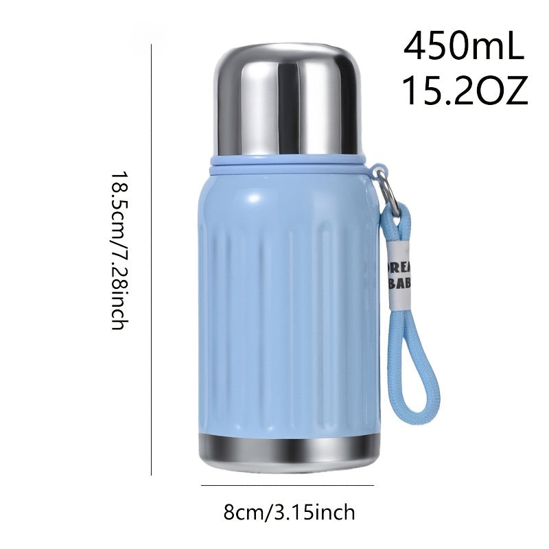 Stainless Steel Thermos 316 Vacuum Insulated Tumbler Keeps Drinks Hot & Cold – Portable Travel Cup for Work School Camping Sports