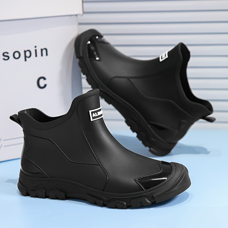 Short Rain Boots for Men & Women – Waterproof Non-Slip Outdoor Rubber Boots for Hiking, Rainy Days, Car Wash & Garden, US 6-11, Multiple Colors