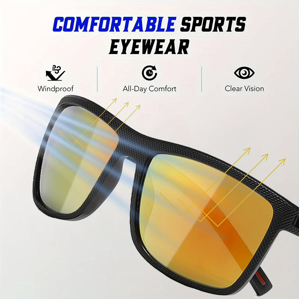 UV Protection Sunglasses 6-Pack for Men Women – Lightweight PC Frame Anti-Glare High-Definition Lenses, Outdoor Driving Sports Eyewear, Bulk Glasses Set