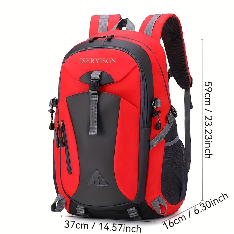 40L Hiking Backpack Lightweight Daypack Rucksack for Men Women with Hip Belt Zipper Closure Large Capacity for Camping Travel Cycling Climbing Outdoor Adventures