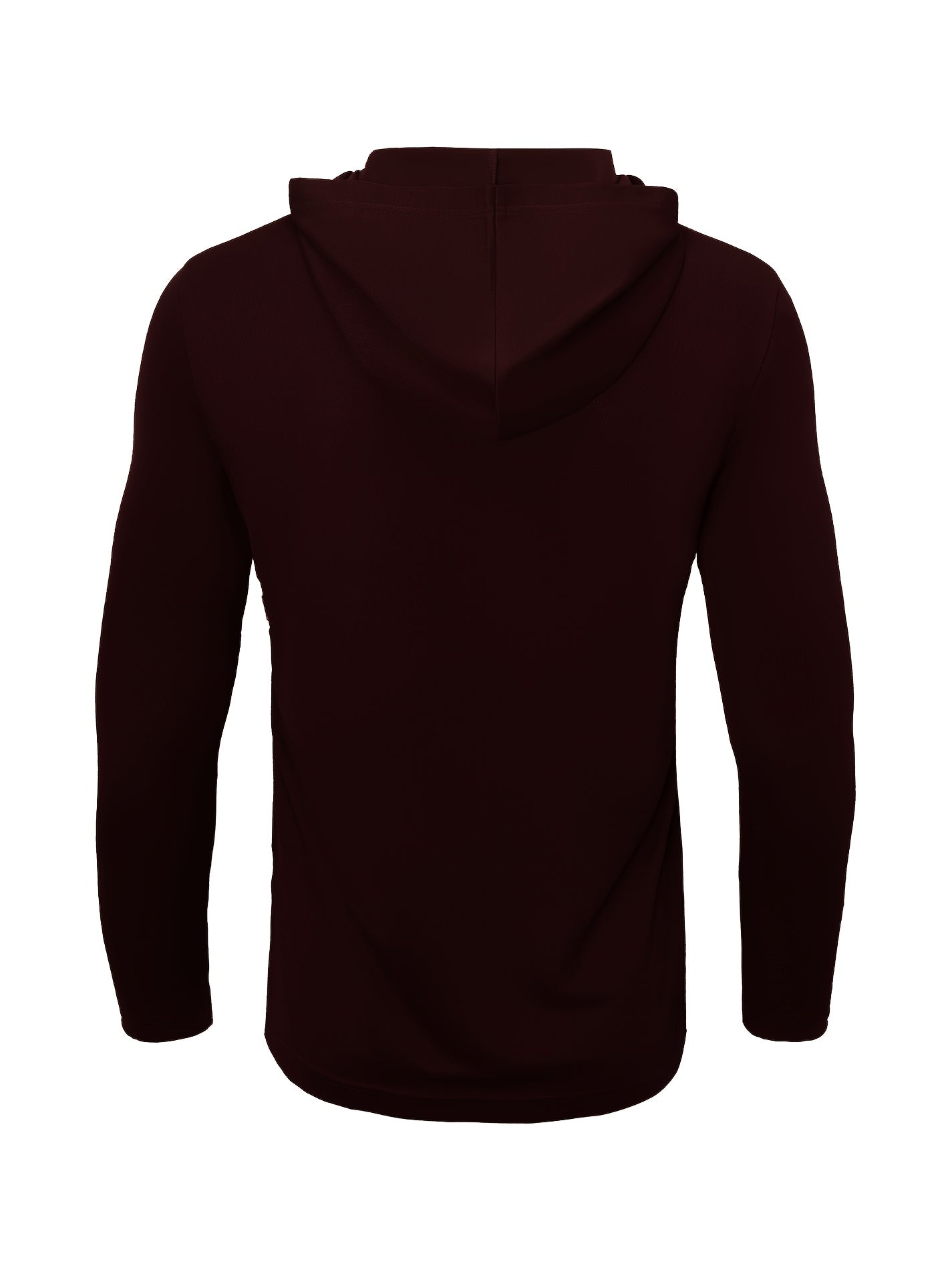 Men's Quick-Dry Pullover Hoodie Sports Top 4-Piece Set – Long Sleeve Hooded Athletic Shirt, Breathable Polyester Activewear for Running Gym Training, 10 Colors Sizes S-XXXL