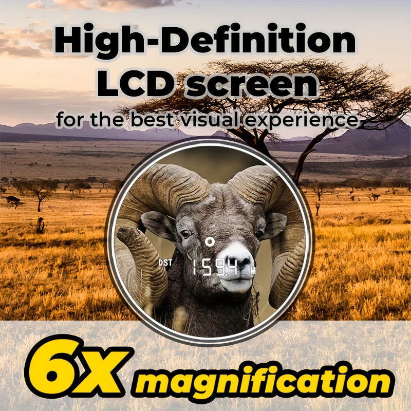1200 Yard Laser Rangefinder Camouflage Rechargeable – Speed, Angle & Ballistic Compensation, Flagpole Lock, Type-C USB for Hunting, Golf, Archery & Hiking