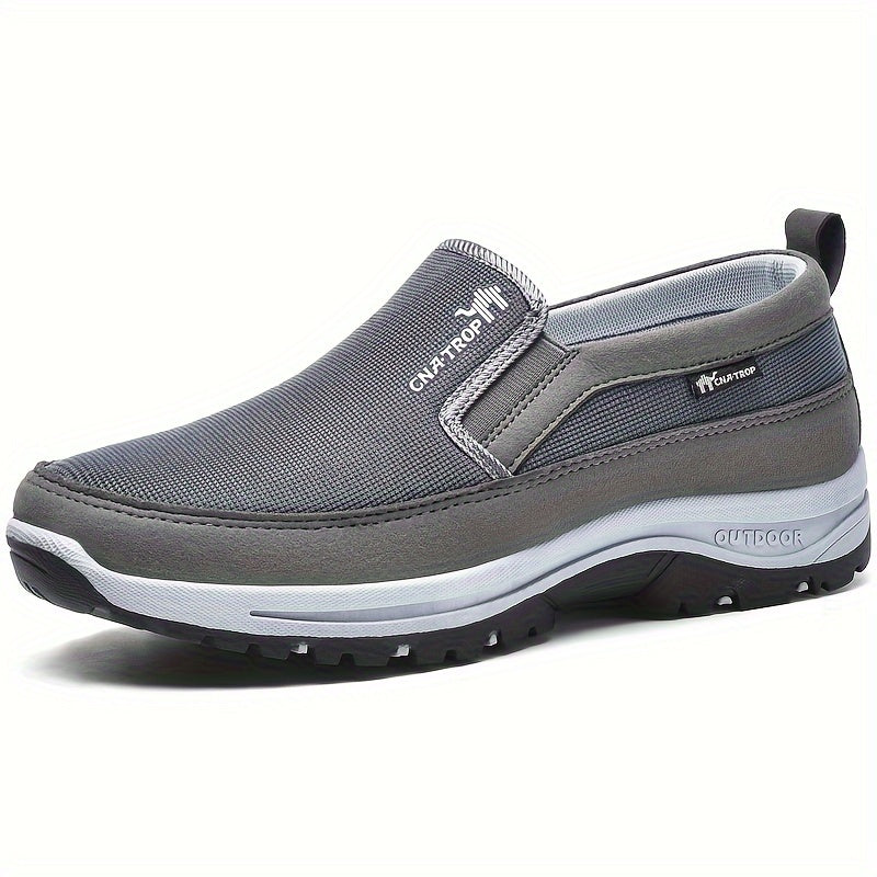 Breathable Men's Hiking Shoes Non-Slip – Lightweight Outdoor Trail Trekking Footwear for Men, Comfortable Grip Shoes, US Sizes 6.5-12.5, Brown, Black, Grey & Sea Blue