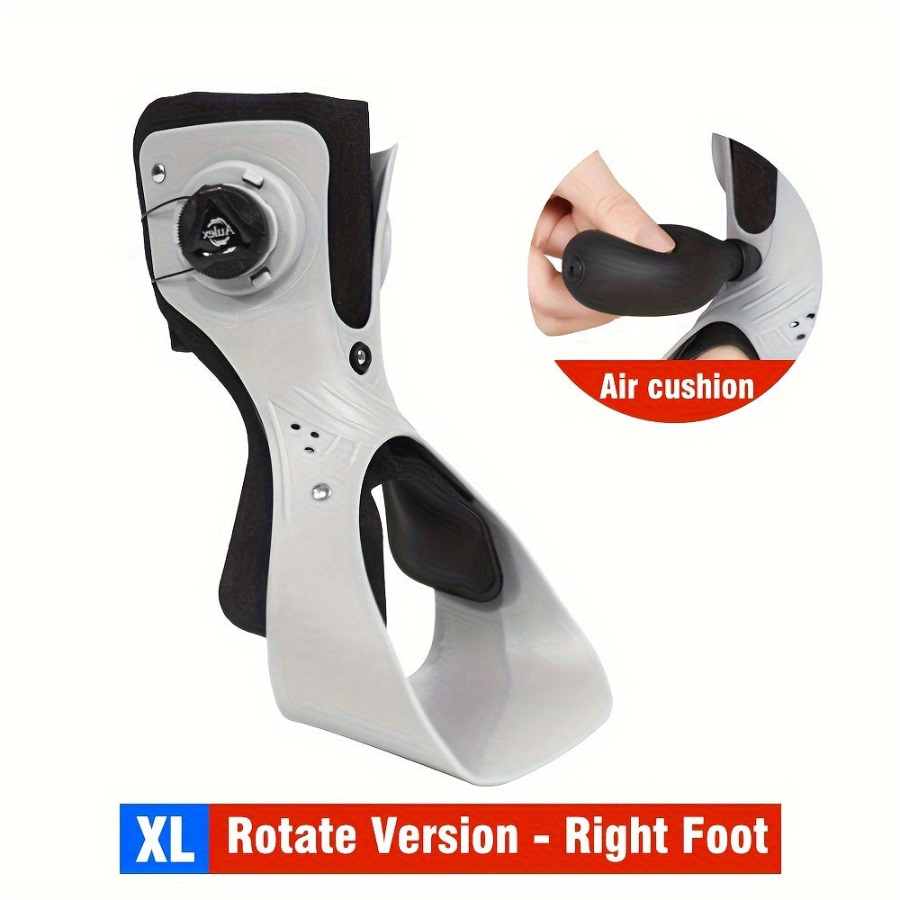 Foot Drop Corrector Brace with Airbag Support Breathable Ankle Brace BOA Strap Lace-Up Closure Triangle Support for Daily Wear Recovery Walking Left or Right Foot S-XXL