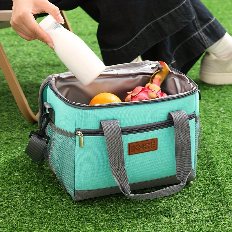 Foldable Insulated Lunch Bag Leakproof Thermal Tote with Aluminum Foil Lining – Keeps Food Cold 6+ Hours for Women Men Kids Work School Picnic