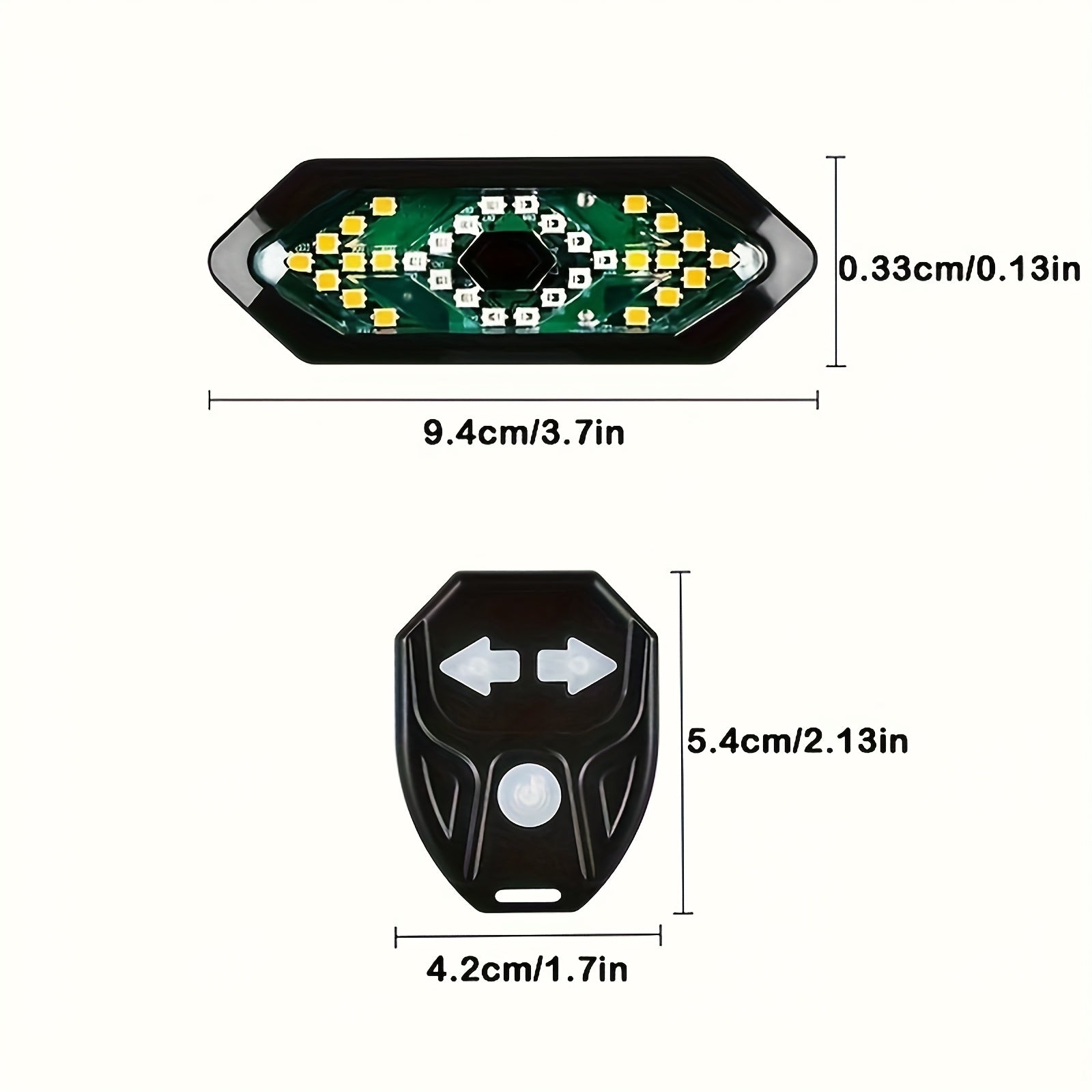 Bike Tail Light with Turn Signals & Wireless Remote – USB Rechargeable 120 Lumen LED Rear Safety Light for Road Mountain Cycling Adults Kids Men Women